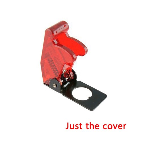 Car DC 12V 20A Racing Vehicle ON/OFF Light Rocker Toggle Switch Cover Universal - Picture 2 of 11