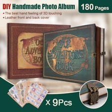 180Pages Our Adventure Book Scrapbook Photo Album Retro Christmas Valentine Gift