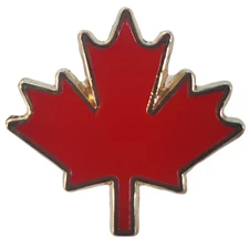 Canada Canadian Maple Leaf Motorcycle Hat Cap lapel Pin 