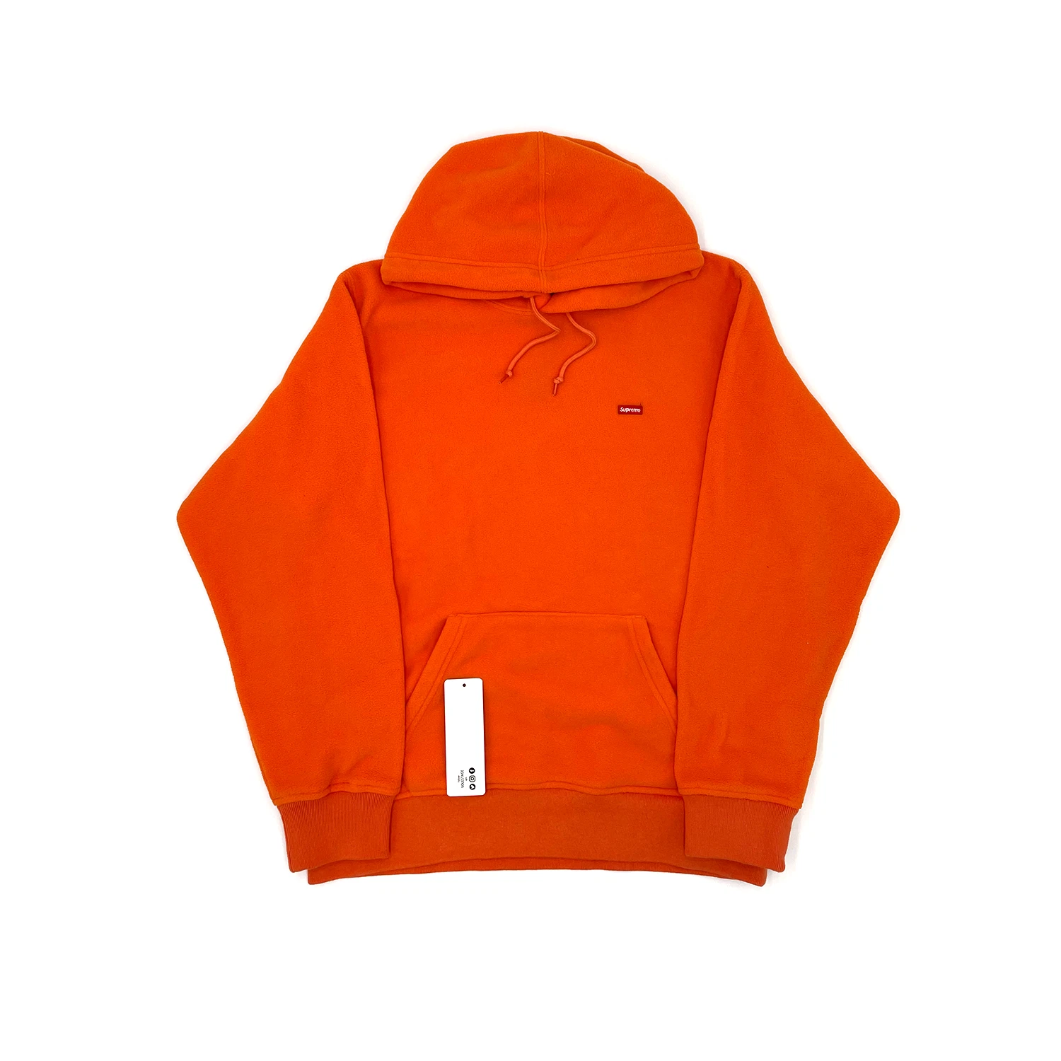Sweat à capuche orange Supreme Polartec (SUPW008) homme taille M