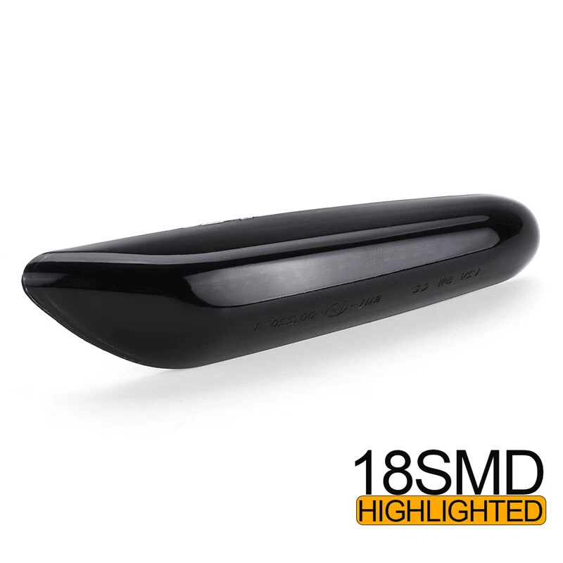 PAIR Side Marker Turn Signal Lights 2008-2013 For BMW 1-Series E82/E88 Coupe - image 4 of 4