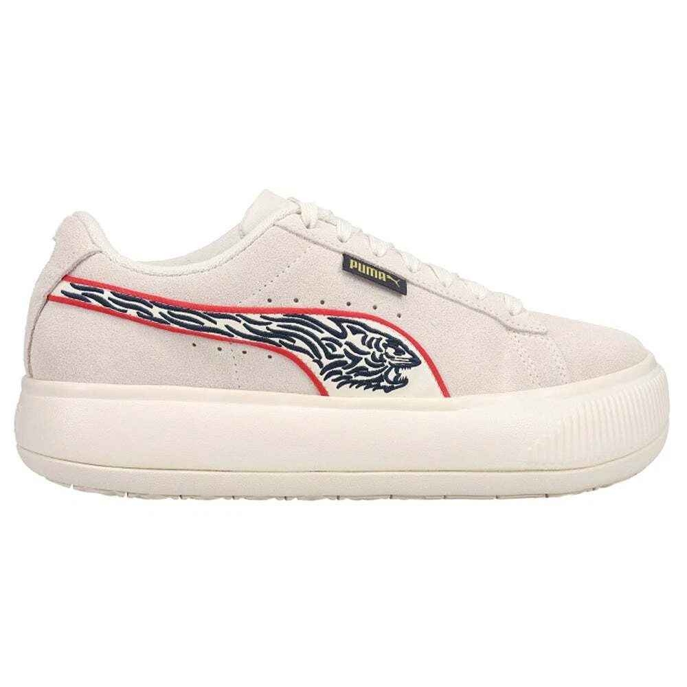 Puma Year Of The Tiger Suede Mayu Womens Off White Sneakers Casual