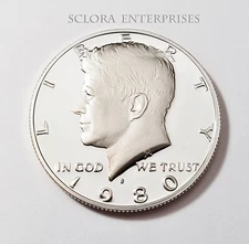 1980 S KENNEDY *PROOF* HALF DOLLAR  **FREE SHIPPING**