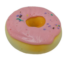 Play Food Donut With Pink Frosting  Sprinkles Large