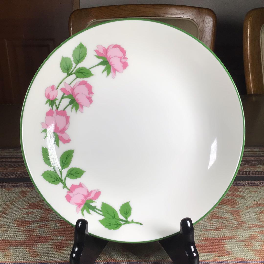 Christian Dior LA ROSE pasta plate 6 pieces 7.5 inches | eBay