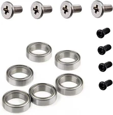 Mini Pneumatic Chamfering Tool Accessories Kit: 6 Bearings, 8 Screws