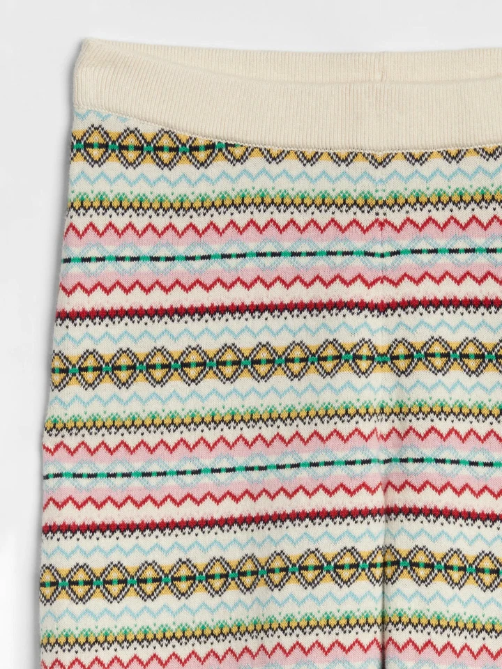 GAP NIÑA FAIRISLE SUÉTER LEGGINGS ORG. $39,95 TALLA 12 NUEVO CON ETIQUETAS   Foto 3 de 3