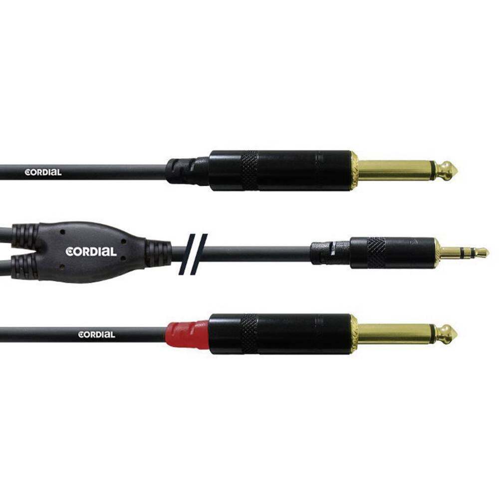 Thumbnail - Cordial Cfy3wpp Audio Adapterkabel [1x Klinkenstecker 3.5 Mm - 2x