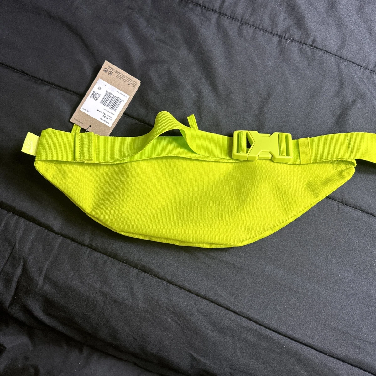 Nike Fanny Pack Hip Waist Belt Bag Sack Crossbody Lime Green DB0490 308