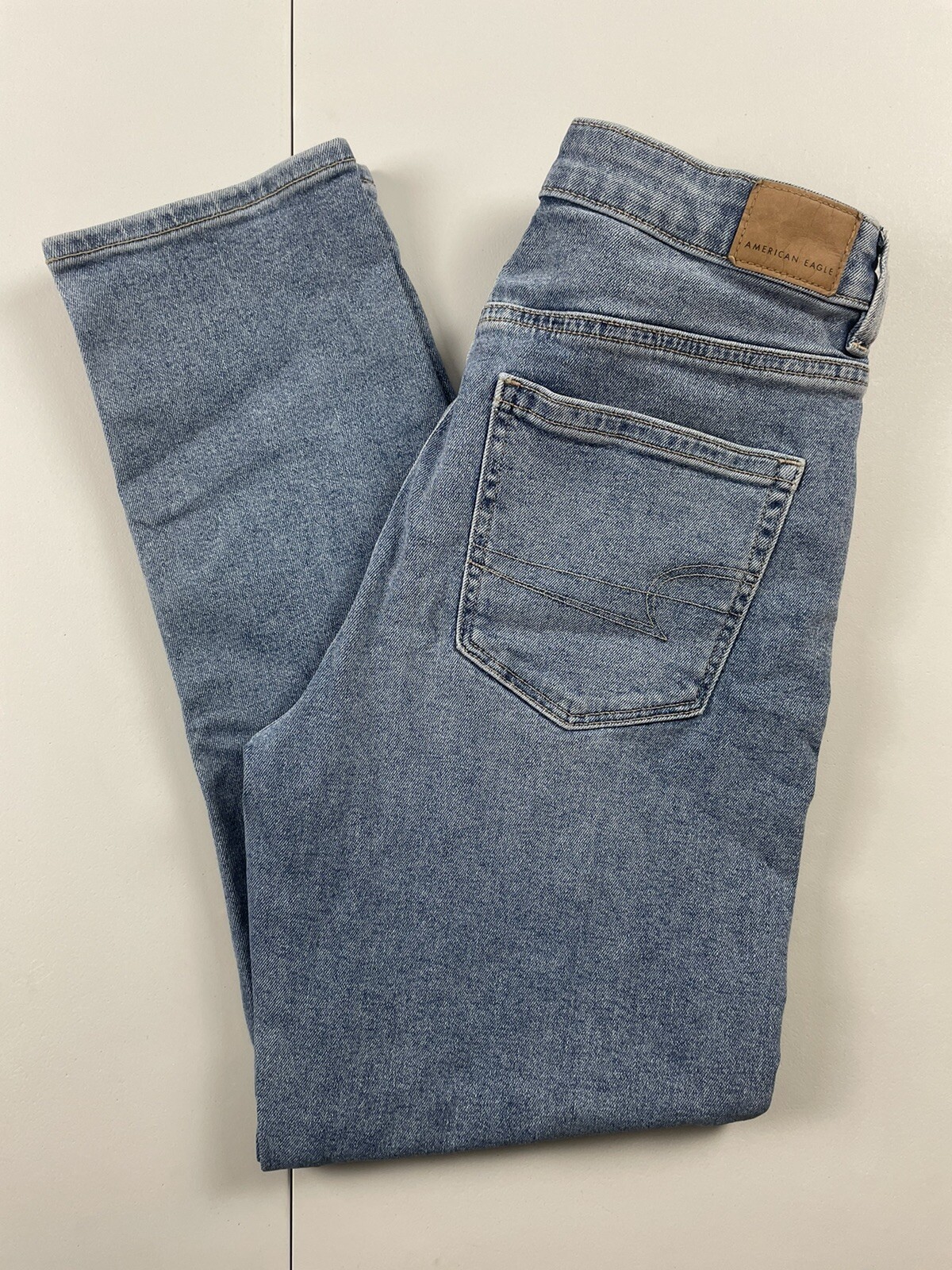 American Eagle Jeans Womens 6 Mom Jeans Blue Stretch-image