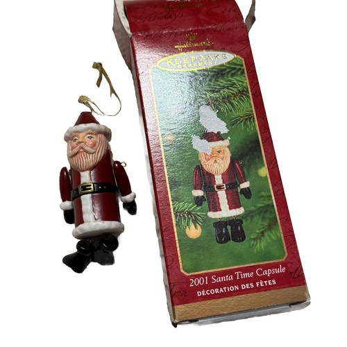 Lot Of 9 Hallmark Keepsakes Santa Themed Christmas Tree Ornaments - Picture 6 of 11