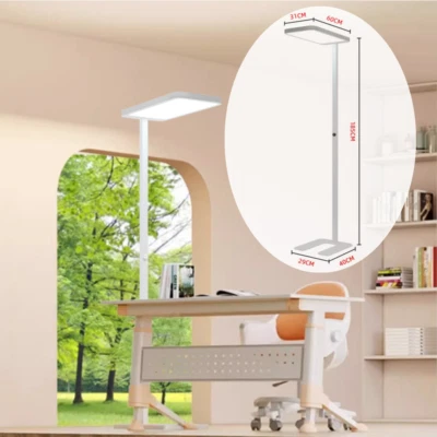 MARKENLOS LED Stehleuchte weiß 185cm 100W 8290lm 4000K Büro Stehlampe dimmbar Up & Down