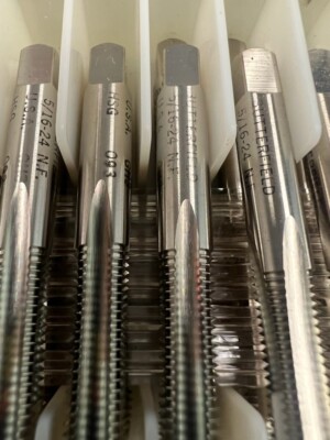 UNION BUTTERFIELD 10-10039, 5/16-24 NF GH3 4FL HSS PLUG TAP STR FL RH 12 PCS