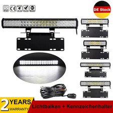 12-23 Zoll LED Arbeitsscheinwerfer Lightbar Lichtbalken 12V Kennzeichenhalterung
