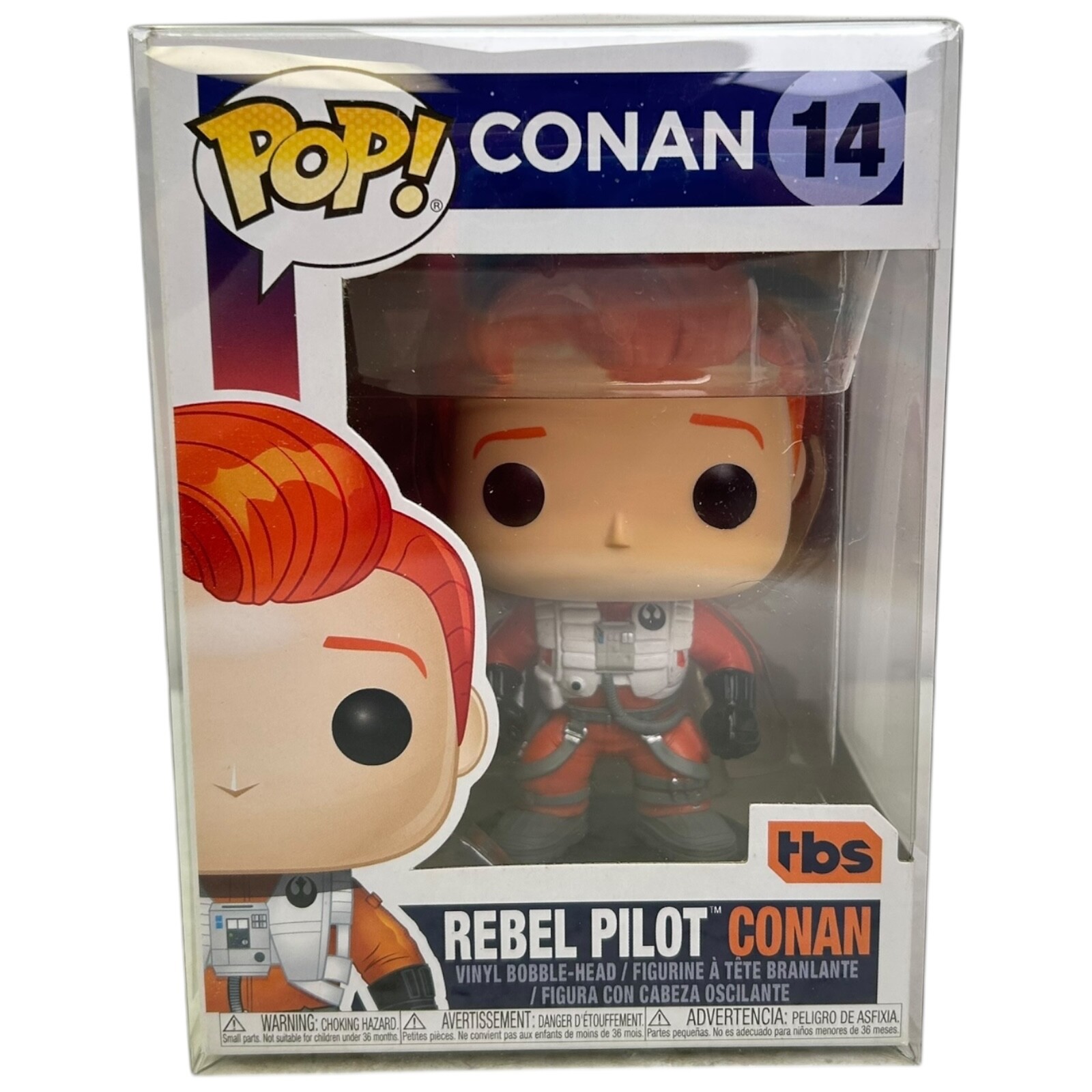 Funko Pop Conan Rebel Pilot #14 Vinyl Bobblehead Tbs With Protector
