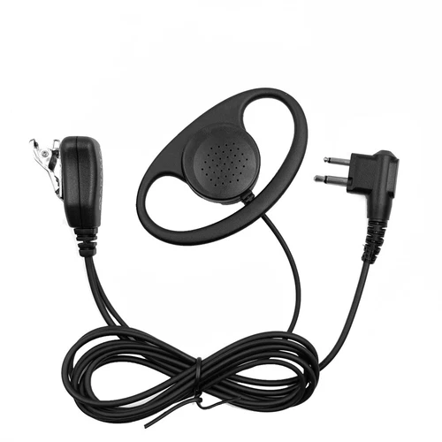 5 piezas D Auricular Auricular Auriculares Micrófono Para Motorola Radio Seguridad 2 Pin Walkie NUEVO - Imagen 9 de 12