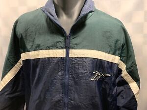 reebok green windbreaker