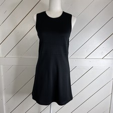 Express Tricot Womens Little Black Casual Dress Sz S Sleeveless ALine with Waist