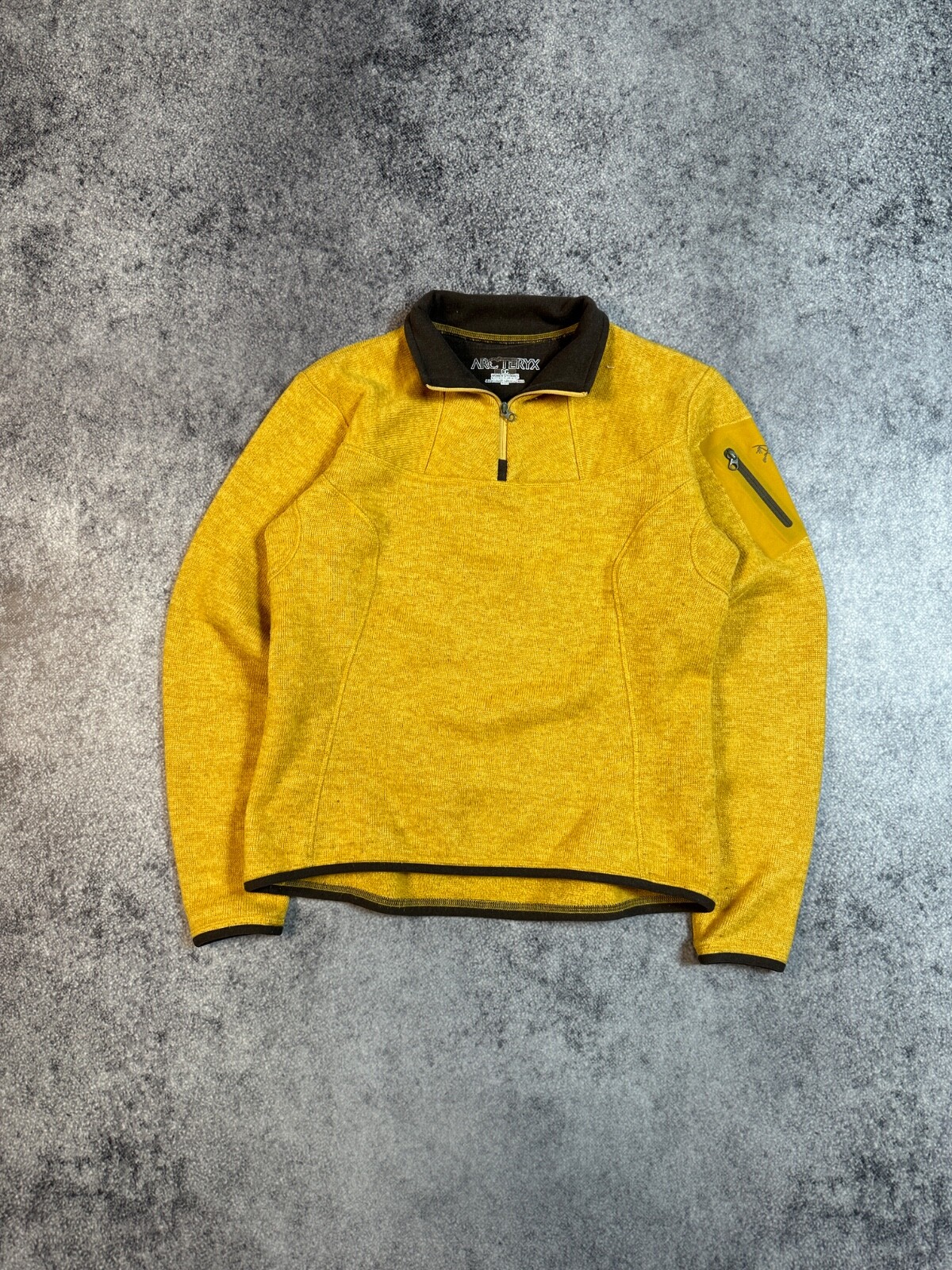 ARC'TERYX giacca pile donna arcteryx 1 3 zip streetwear polartec S rara