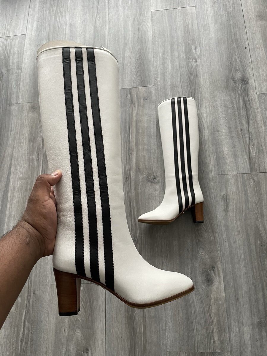 Gucci x Adidas Knee High Boots | eBay
