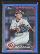 2024 Topps Chrome Japan NPB #192 Shota Watanabe Blue Refractor /150