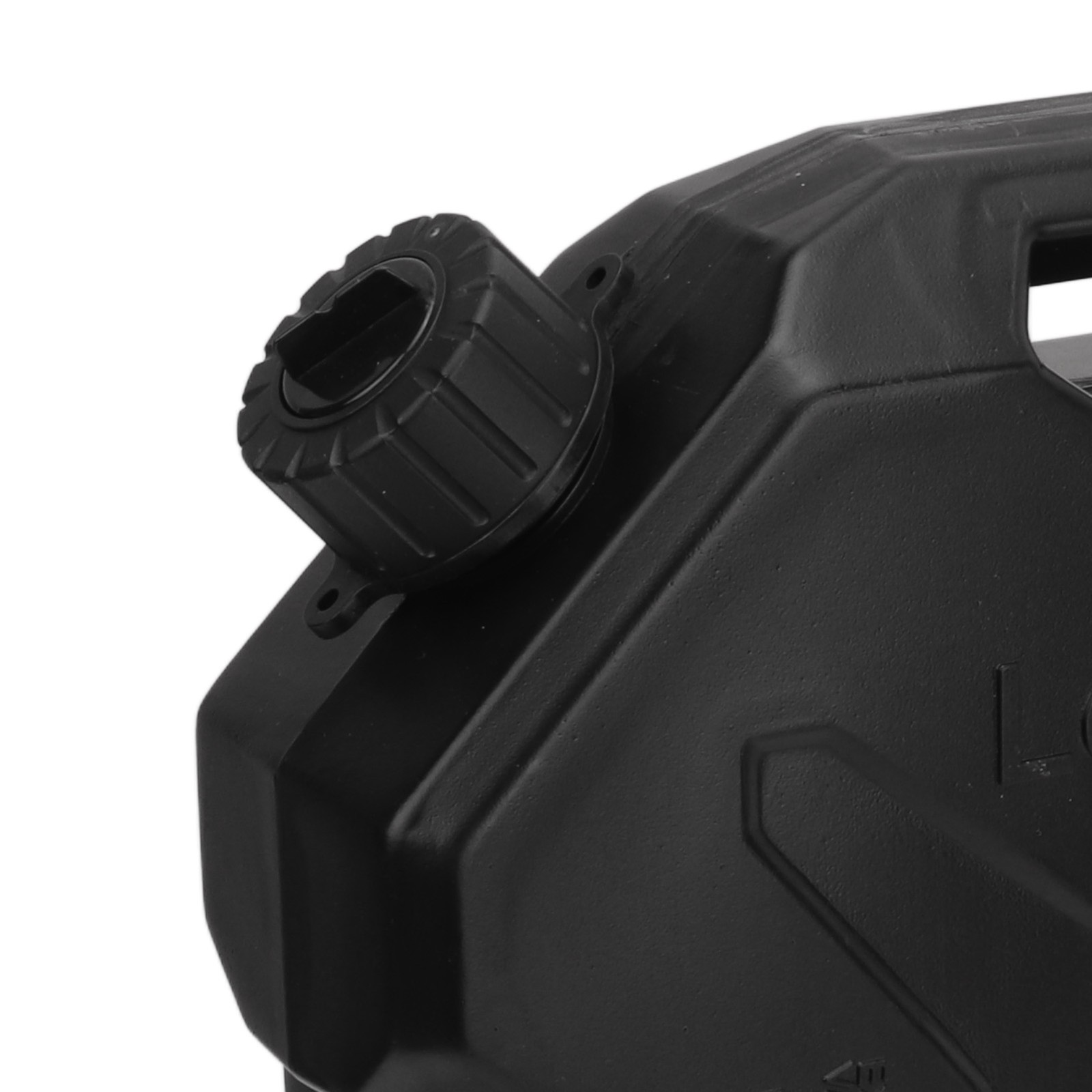 Fuel Oil Tank 6L 1.6 Gallons Black Gas Petrol Container With Bracket For Car