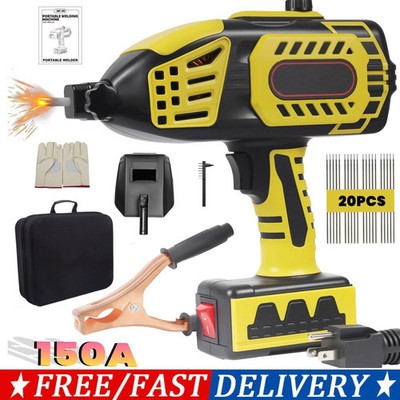 Handheld Welding Machine 110V 20-150Amp Portable ARC Welder Gun w/ 20Pcs Rods