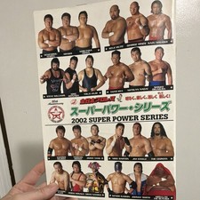 AJPW 2002 Super Power Series All Japan Pro-Wrestling Multicolor Program