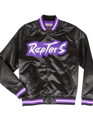  Mitchell & Ness Toronto Raptors Satin Varsity Jacket Shiny Wetlook Dazzle Xl 