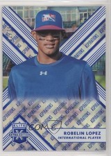 2018 Panini Elite Extra Edition Aspirations Blue 32/75 Robelin Lopez #189 e6q