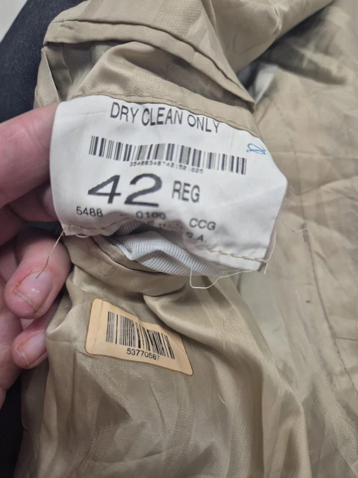 Chaps By Ralph Lauren Tail Coat Grey Men's Size: 42 Regular - Image 3 of 4