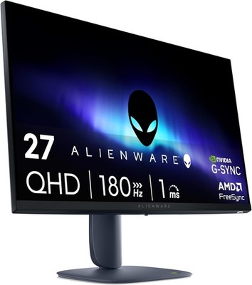 Alienware - AW2725DM 27'' IPS LED QHD 180Hz 1ms FreeSync and G-Sync Compatible