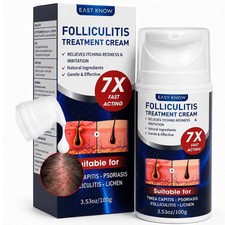 Folliculitis Treatment Cream, 5 Benzoyl Peroxide  Tea Tree Oil, 100g  Fast-ab