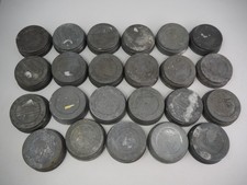 Lot of 23 Vintage Zinc Lids Ball Glass Jar Porcelain Insert