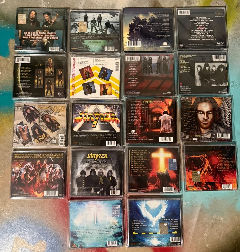 Stryper 18 CD Collection Includes Michael Sweet & Sweet & Lynch Excellent Condit Foto 2 de 2