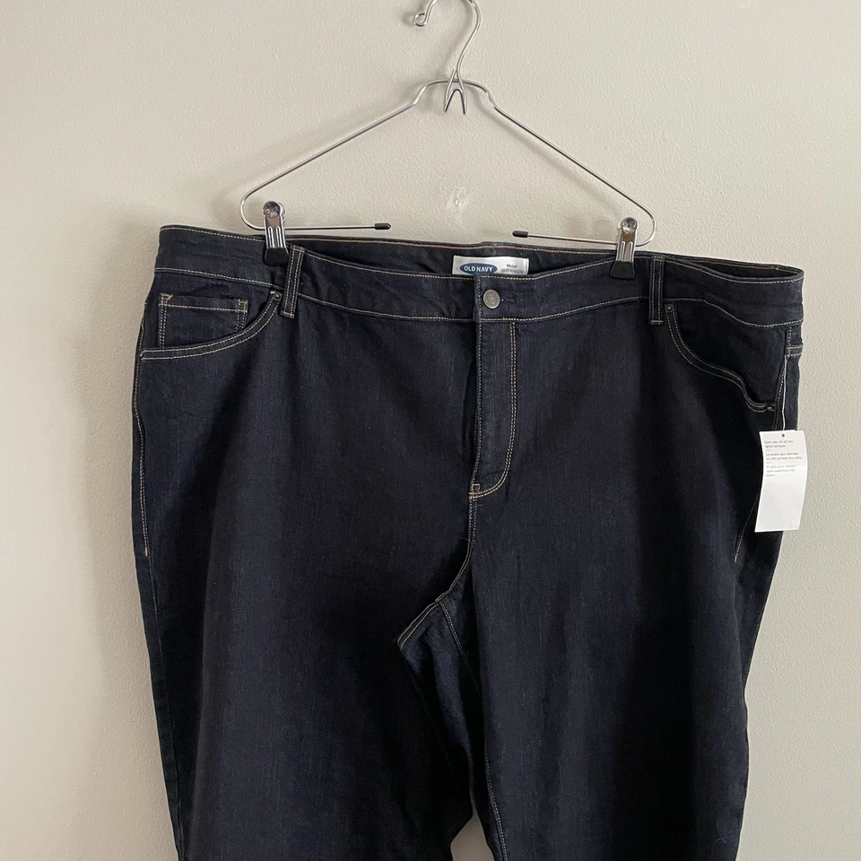 Old Navy Women Plus 26 LONG Mid-Rise Secret-Slim Pockets Boot-Cut Jeans NWT - Image 3 of 4