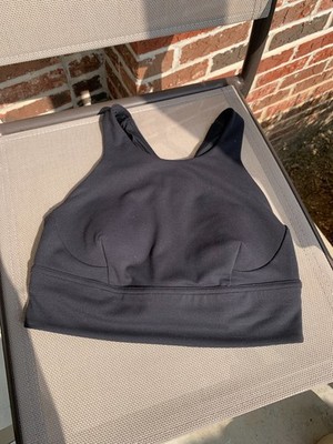 Lululemon Wunder Train Longline Bra Medium Support C/D Cup Size 6 in Black