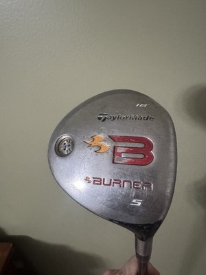 Taylor Made Burner 18 Loft W/  5 Degree Wood Reax 49 gram Graphite Regular Flex