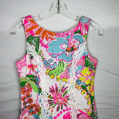 Lilly Pulitzer Kleid Damen 4 20th Anniversary Collection Floral Pineapple Print - Bild 2 von 10
