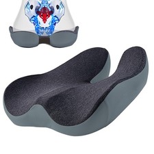 YOOBEBEST Pressure Relief Seat Cushion for Long Standard, Black Dark Edge