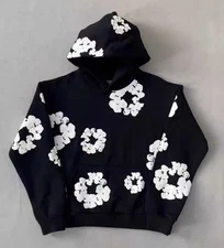 Denim Tears Cotton Hoodie Black[ I Have Every Color To)