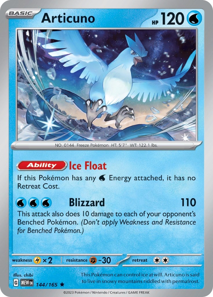 Pokemon Articuno [MEW - 144/165]
