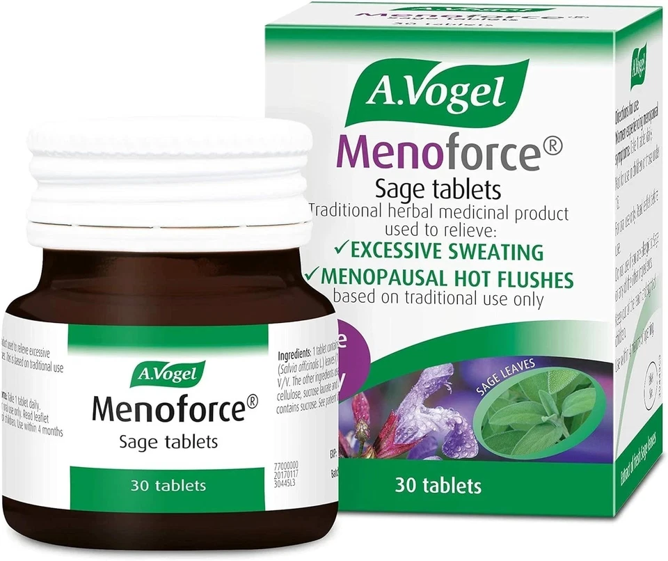 (EXP:01/26) A.VOGEL MENOFORCE SAGE TABLETS 30 TABLETS