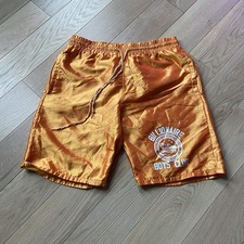 Orange Billionaire Boys Club Star Gazer Deep Pocket Shorts Size Mens XL