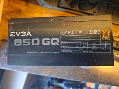 EVGA 850 GQ 80+ GOLD 850W Semi Modular Power Supply - 210-GQ-0850-V1