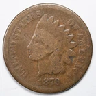 1879 Indian Head Penny Cent About Good/Good (AG/G)