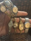 Lot 7 Ladies Vintage Wristwatch’s Parts Repair Timex