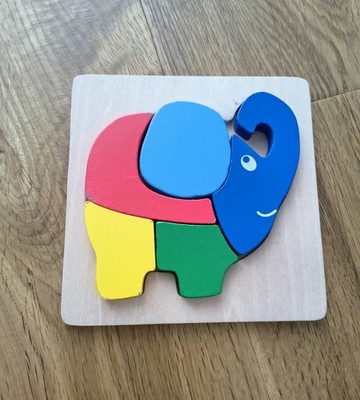 Baby Kinder Holz Puzzle Elephant Holzspielzeug