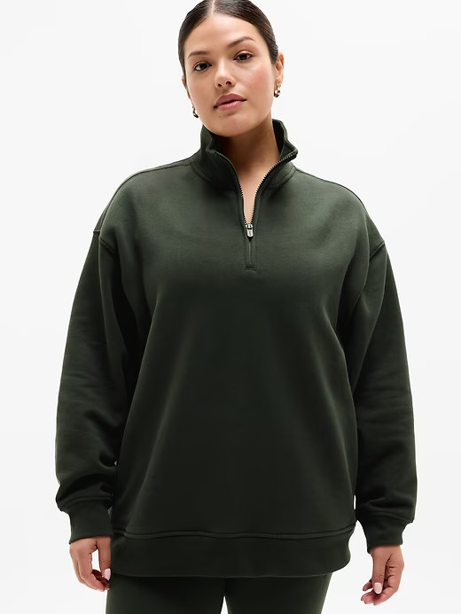 Athleta - Forever Fleece 1/4 Zip Sweatshirt NWT