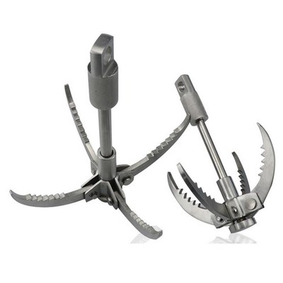 4 Claw Survival Tool Grappling Hook Multifunktions-Karabiner-Werkzeuge zum